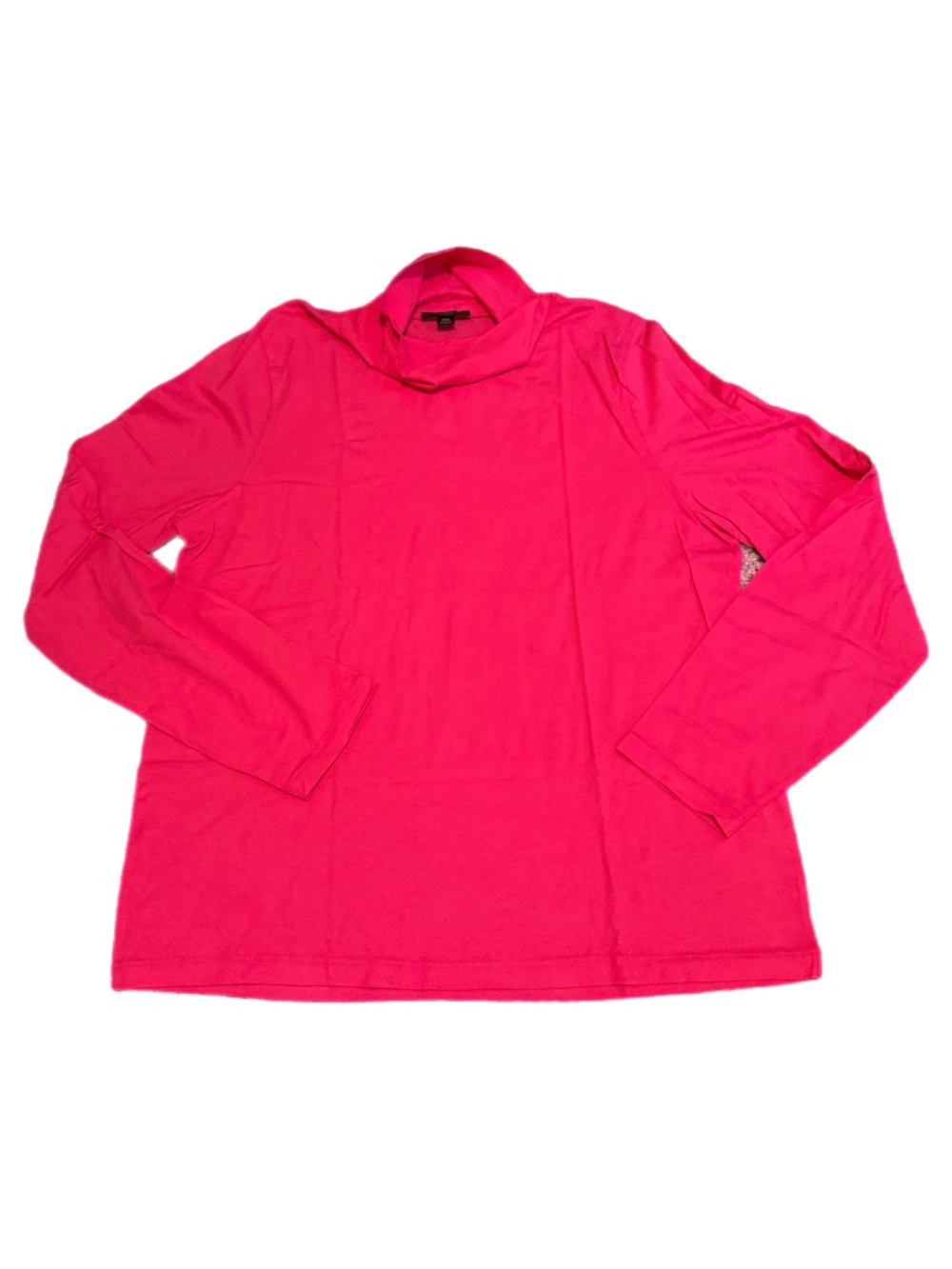 J.Crew Fuchsia Tissue Turtleneck LS T-Shirt Size XXL